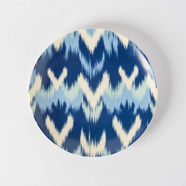 Ikad Collection Blue 20 Cm Porcelain Plate - Vitelli Design Studio UAE