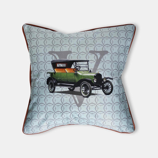 Classic Cars 20's Decorative Pillow