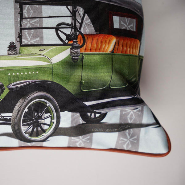 Classic Cars 20's Rectangular Decorative Pillow