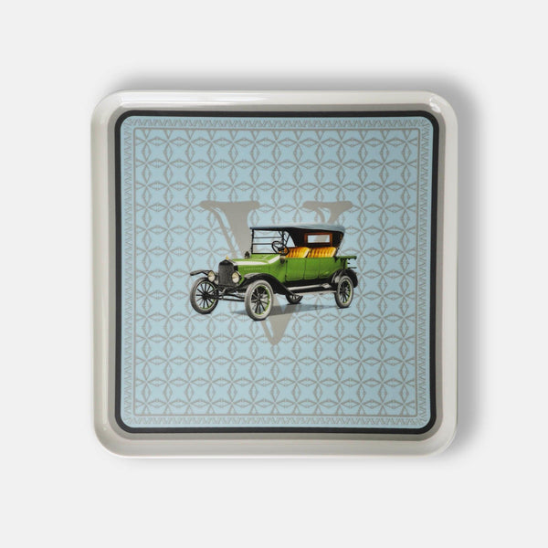 Classic Cars 20's 27 Cm Porcelain Plate