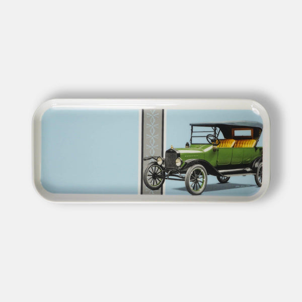 Classic Cars 20's 32Cm Porcelain Boat Plate