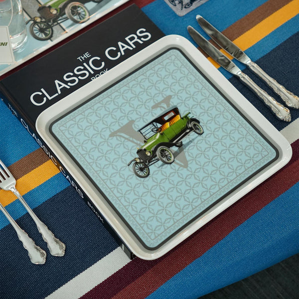 Classic Cars 20's 27 Cm Porcelain Plate