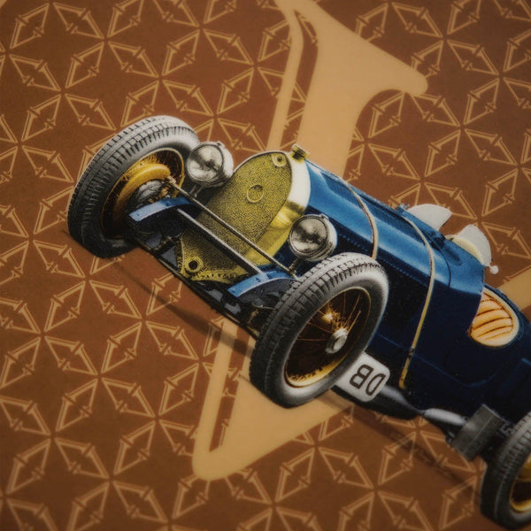 Classic Cars 30's 27 Cm Porcelain Plate