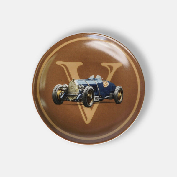 Classic Cars 12 Cm Set of 4 porcelain Plates