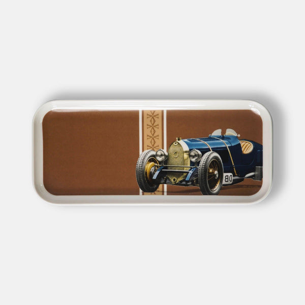 Classic Cars 30's 32Cm Porcelain Boat Plate