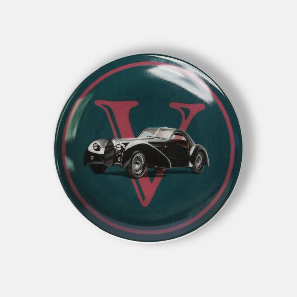 Classic Cars 12 Cm Set of 4 porcelain Plates