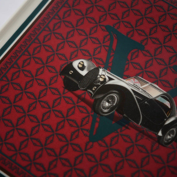 Classic Cars 40's 27 Cm Porcelain Plate