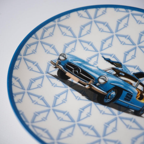 Classic Cars 50's 20 Cm Porcelain Plate