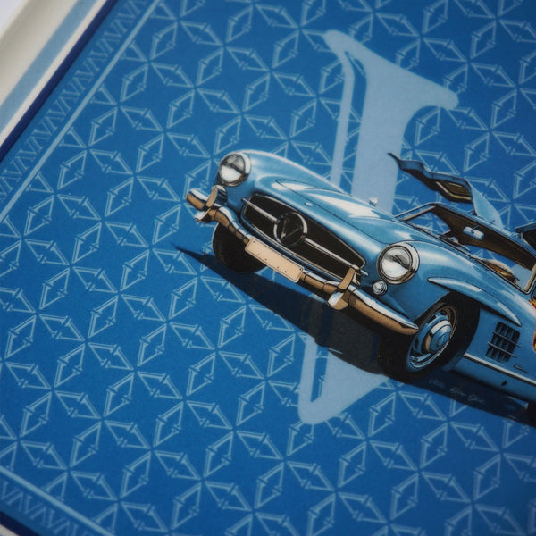 Classic Cars 50's 27 Cm Porcelain Plate