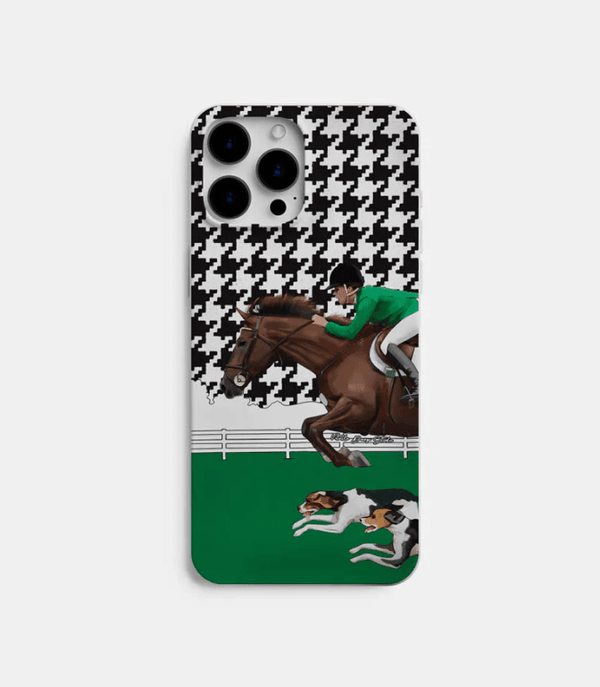 Equestrian Green Jacket Phone Case - Vitelli Design Studio UAE
