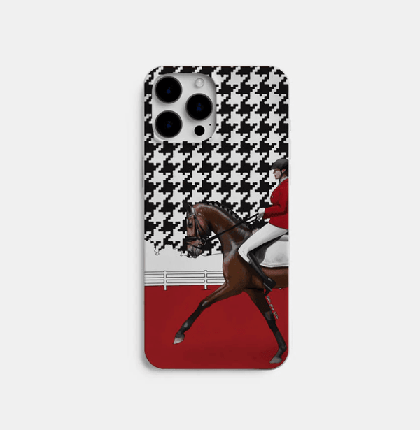 Equestrian Red Jacket Phone Case - Vitelli Design Studio UAE