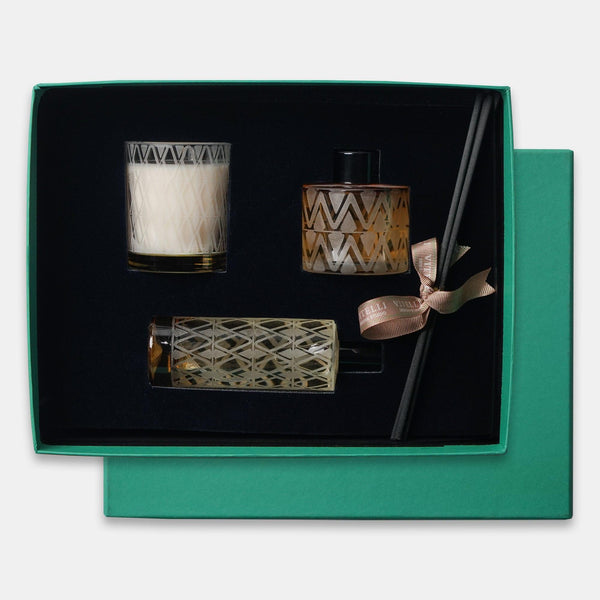 Monogram Amber Fragrance Set - Vitelli Design Studio UAE