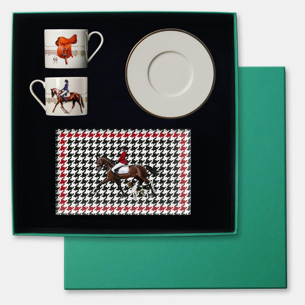 Equestrian Red Jacket Set 6 - Vitelli Design Studio UAE