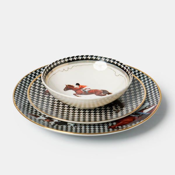 Equestrian 2/ 18 Piece 6 Person Dinner Set - Vitelli Design Studio UAE