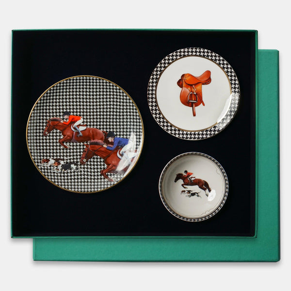 Equestrian 3/ 18 Piece 6 Person Dinner Set - Vitelli Design Studio UAE
