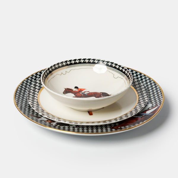 Equestrian 3/ 18 Piece 6 Person Dinner Set - Vitelli Design Studio UAE