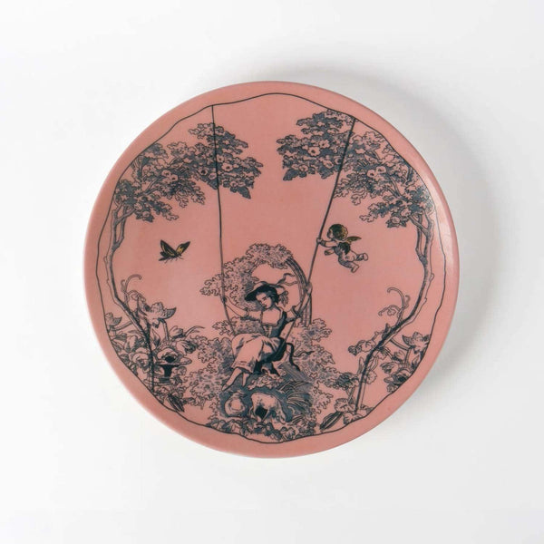 Timeless Collection Pink 25 cm Porcelain Plate - Vitelli Design Studio UAE