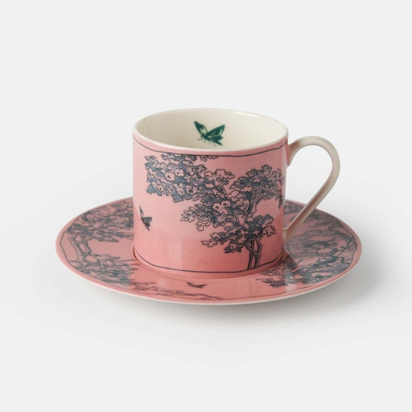 Timeless Collection Pink Porcelain Teacup - Vitelli Design Studio UAE