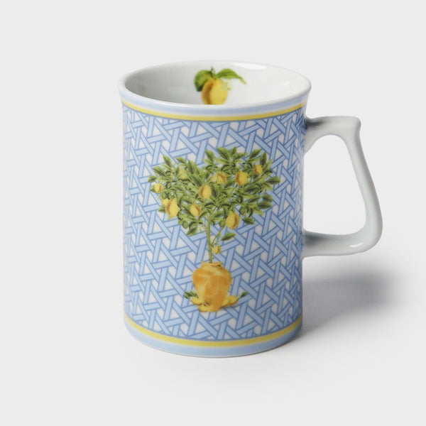 Hazeran Limon Porcelain Coffee Mug - Vitelli Design Studio UAE