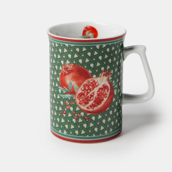 Hazeran Nar Porcelain Coffee Mug - Vitelli Design Studio UAE