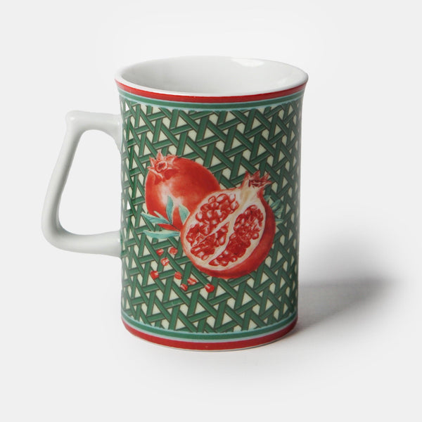 Hazeran Nar Porcelain Coffee Mug - Vitelli Design Studio UAE