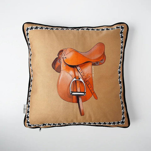 Equestrian Camel Decorative Pillow - Vitelli Design Studio UAE