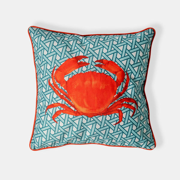Hazeran Crab Throw Pillow Cover - Vitelli Design Studio UAE