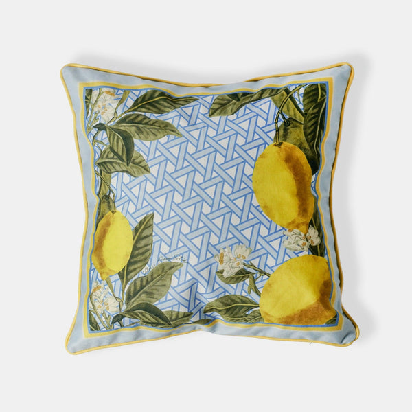 Hazeran Lemon Throw Pillow Cover - Vitelli Design Studio UAE