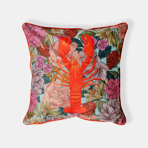 Hazeran Lobster Throw Pillow Cover - Vitelli Design Studio UAE