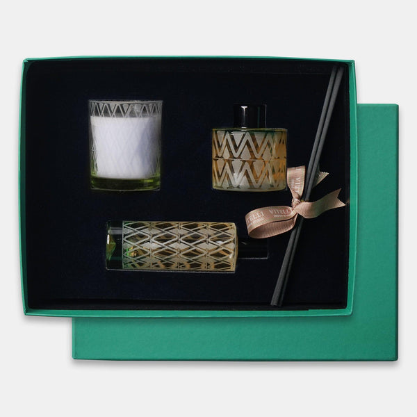 Monogram Green Fragrance Set - Vitelli Design Studio UAE