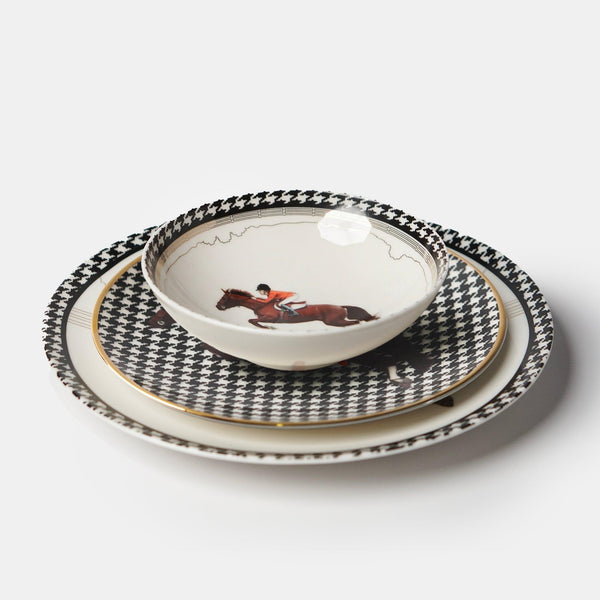 Equestrian 4/ 18 Piece 6 Person Dinner Set - Vitelli Design Studio UAE