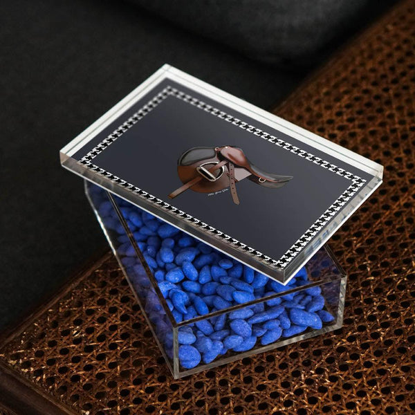 Equestrian Anthracite 22x14 Acrylic Jar - Vitelli Design Studio UAE