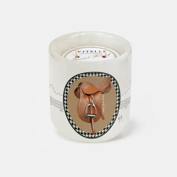 Equestrian Camel Marble Candle - Vitelli Design Studio UAE
