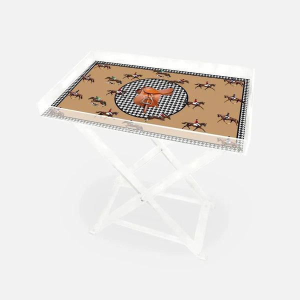 Equestrian Camel 60x40 Acrylic Coffee Table - Vitelli Design Studio UAE