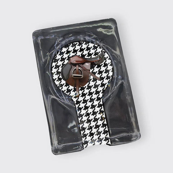 Equistrian Anthracite Oval Cigar Ashtray - Vitelli Design Studio UAE