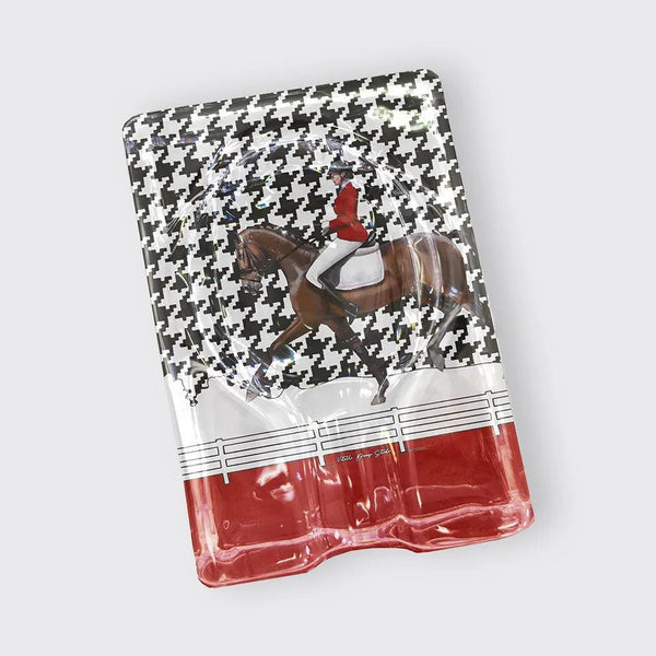 Equistrian Red Jacket Oval Cigar Ashtray - Vitelli Design Studio UAE