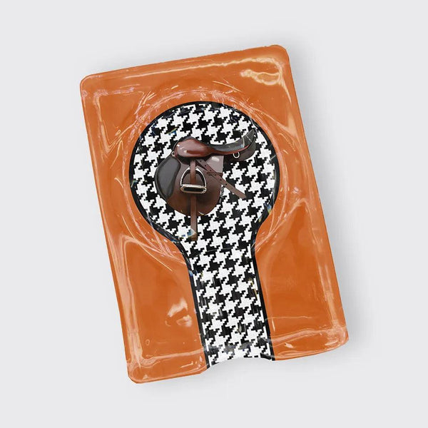 Equistrian Orange Oval Cigar Ashtray - Vitelli Design Studio UAE