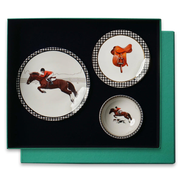 Equestrian 1/ 18 Piece 6 Person Dinner Set - Vitelli Design Studio UAE