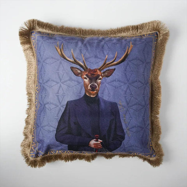 Gentelman Throw Pillow Cover - Vitelli Design Studio UAE