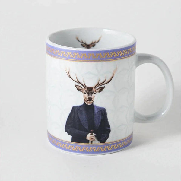 Gentleman Porcelain Coffee Mug - Vitelli Design Studio UAE