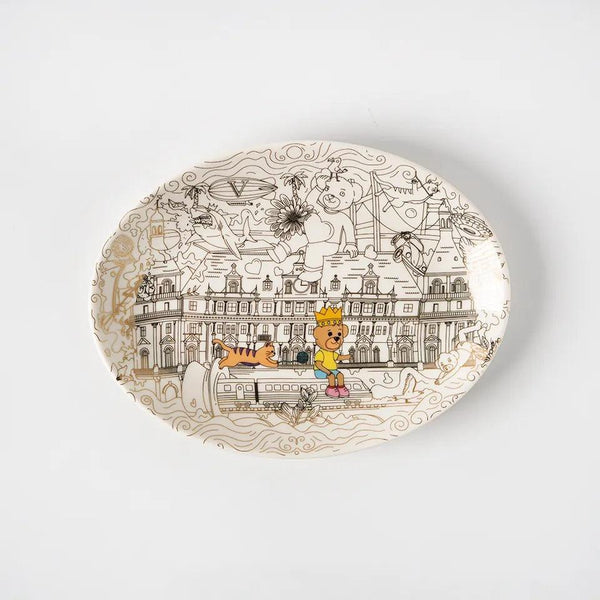 İstanbul Haydarpaşa 24 Cm Porcelain Boat Plate