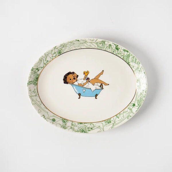 Istanbul Mehtap 21 Cm Porcelain Boat Plate