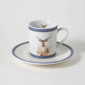 Louise Porcelain Turkish Coffee Cup - Vitelli Design Studio UAE