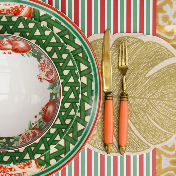 Hazeran Pomegranate Porcelain Bowl - Vitelli Design Studio UAE