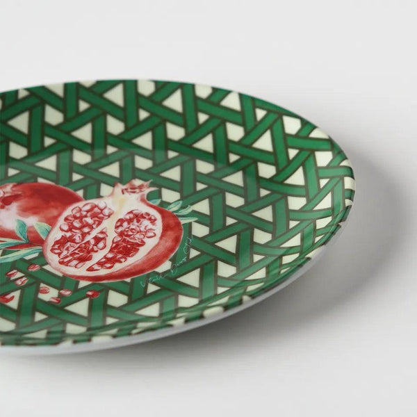 Hazeran Pomegranate 21 Cm Porcelain Boat Plate - Vitelli Design Studio UAE