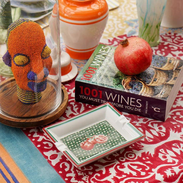 Hazeran Nar Porcelain Ashtray - Vitelli Design Studio UAE