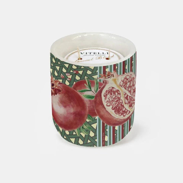 Hazeran Pomegranate Marble Candle - Vitelli Design Studio UAE