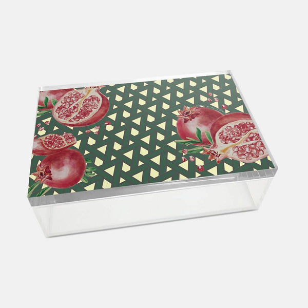 Hazeran Pomegranate 18x12 Acrylic Jar - Vitelli Design Studio UAE