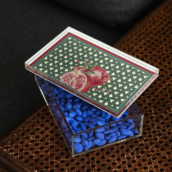 Hazeran Pomegranate 22x14 Acrylic Jar - Vitelli Design Studio UAE