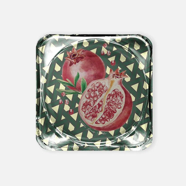 Hazeran Pomegranate Acrylic Coaster - Vitelli Design Studio UAE